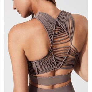 Carbon38 Seminyak Sports Bra Crop Top Large Beige